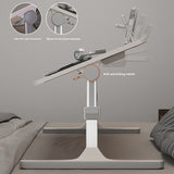Adjustable Folding Desk with USB Port — Foldable Laptop Table with Storage Drawer & Bookshelf for Home Office Desk, Bed, Sofa & Small Spaces