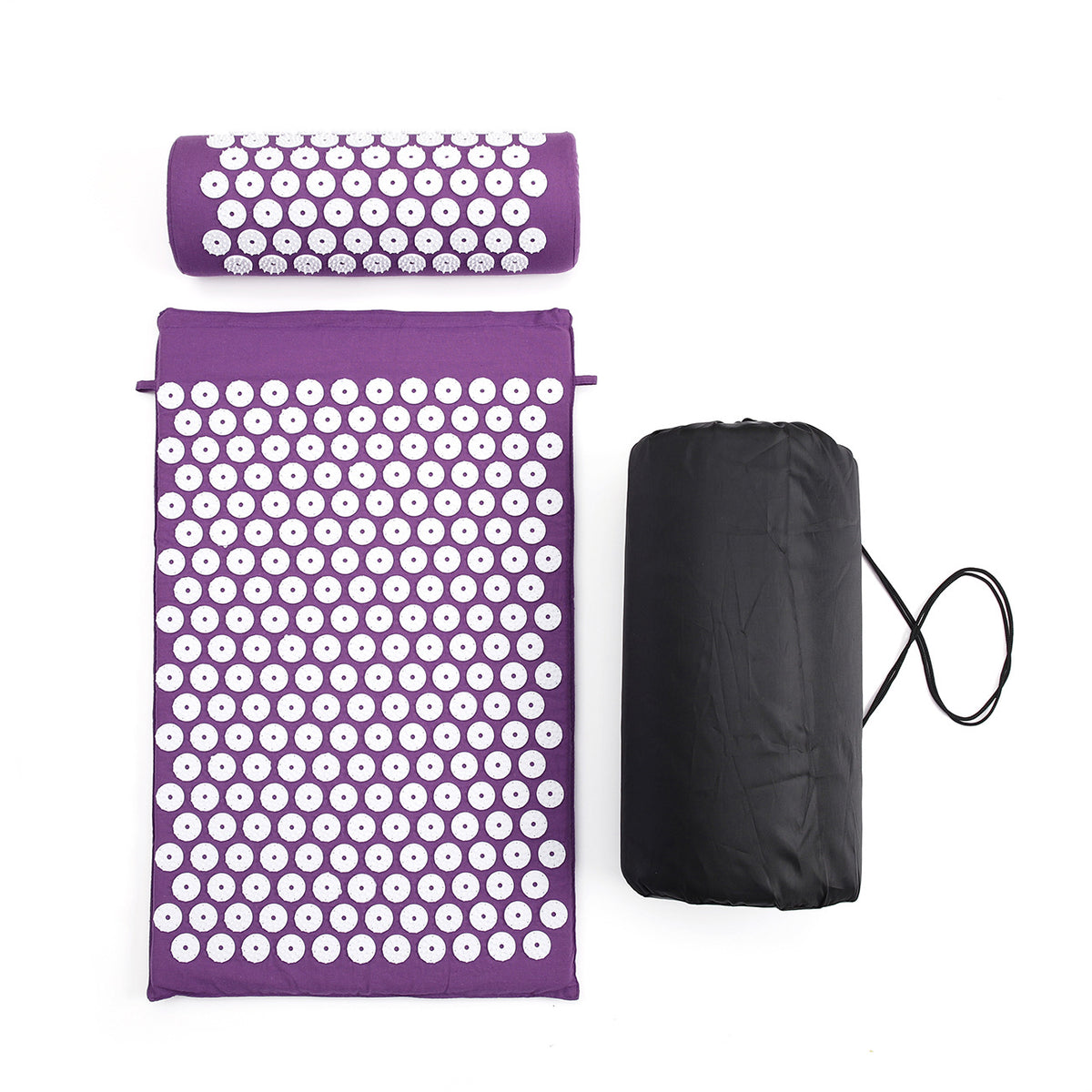 Acupressure Mat & Pillow Set — 230-Spike Massage Mat with Neck Pillow & Carry Bag for Back Pain, Tension & Deep Relaxation