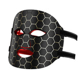 Silicone Photon LED Face Mask — Red & Blue Light Therapy for Skin Rejuvenation & Blemish Care