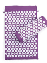 Acupressure Mat & Pillow Set — 230-Spike Massage Mat with Neck Pillow & Carry Bag for Back Pain, Tension & Deep Relaxation