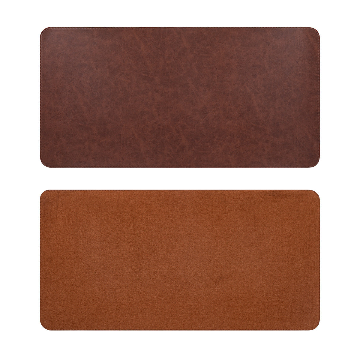 PU Leather Desk Mat with Mouse Pad — Waterproof Non-Slip Desk Protector for Office, Gaming & Home Workspaces