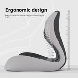 Memory Foam Posture Correction Seat Cushion — Ergonomic Lumbar Support for Office, Car & Gaming Chairs