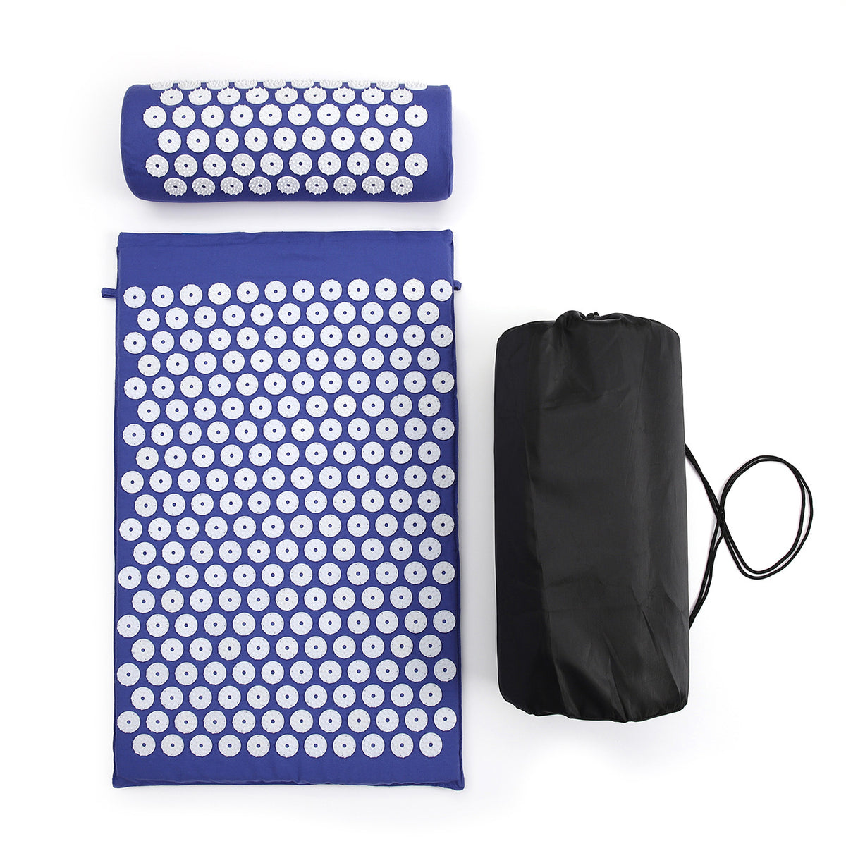 Acupressure Mat & Pillow Set — 230-Spike Massage Mat with Neck Pillow & Carry Bag for Back Pain, Tension & Deep Relaxation
