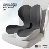 Memory Foam Posture Correction Seat Cushion — Ergonomic Lumbar Support for Office, Car & Gaming Chairs