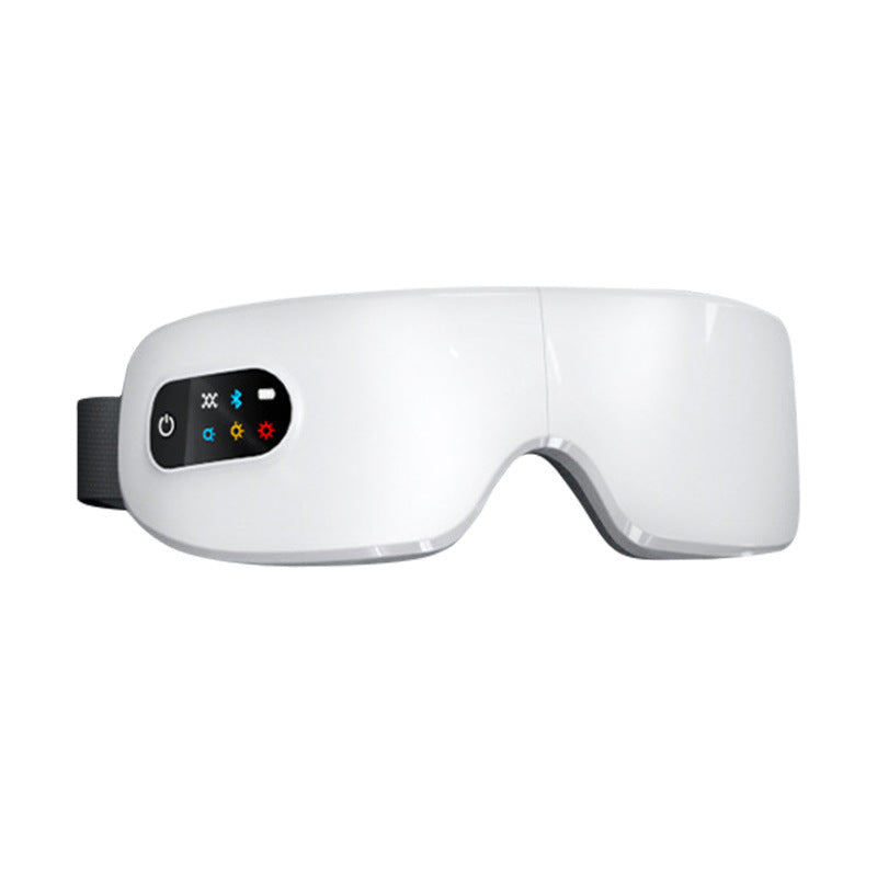Bluetooth Heated Eye Massager — Warm Compress & Vibration Eye Mask for Screen Fatigue, Dry Eyes & Better Sleep