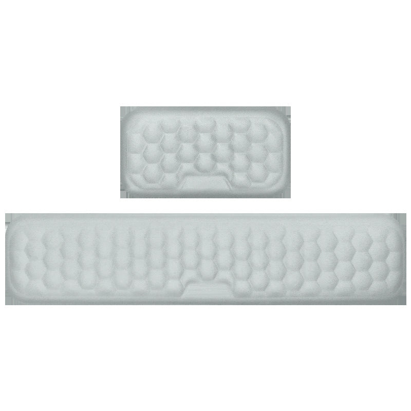 Memory Foam Keyboard & Mouse Wrist Rest — Ergonomic Support Pad for Typing, Gaming & All-Day Desk Comfort