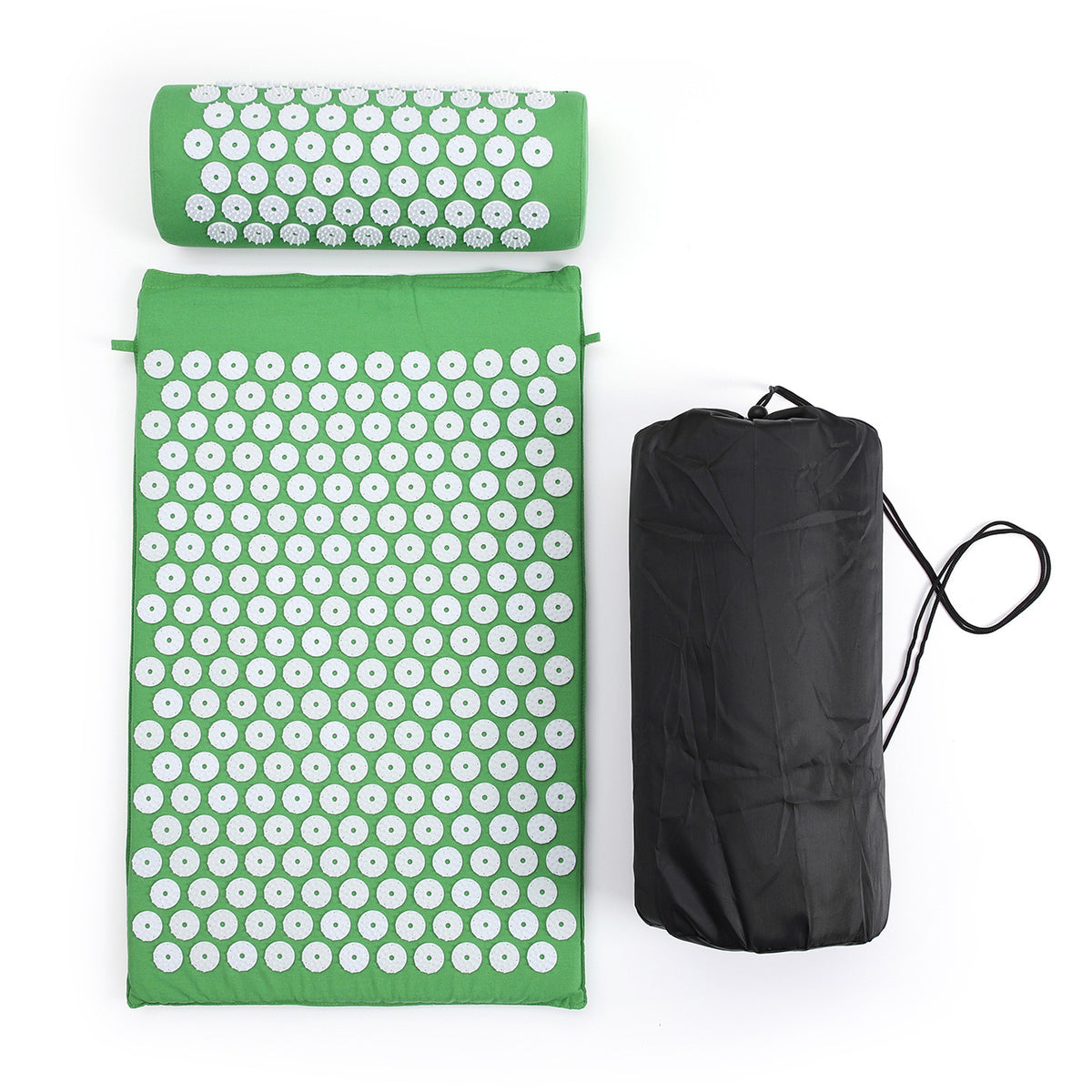 Acupressure Mat & Pillow Set — 230-Spike Massage Mat with Neck Pillow & Carry Bag for Back Pain, Tension & Deep Relaxation