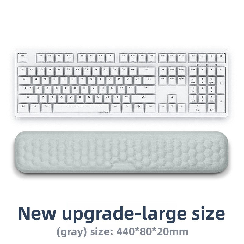 Memory Foam Keyboard & Mouse Wrist Rest — Ergonomic Support Pad for Typing, Gaming & All-Day Desk Comfort