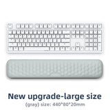 Memory Foam Keyboard & Mouse Wrist Rest — Ergonomic Support Pad for Typing, Gaming & All-Day Desk Comfort