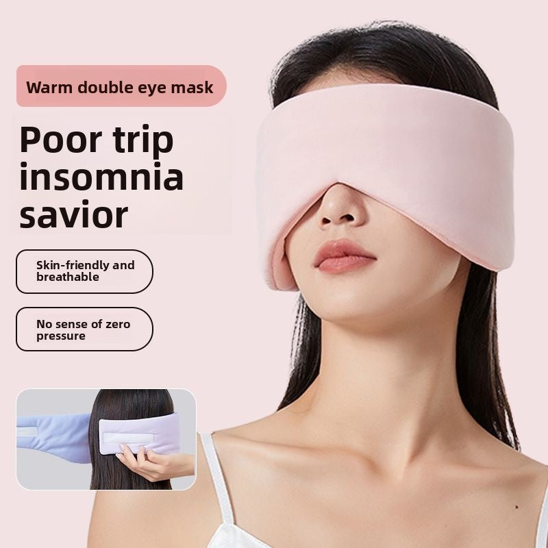 Eye mask and ear mask combined in one - sleeping set for both men and women