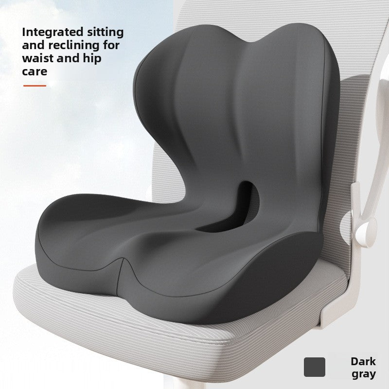 Memory Foam Posture Correction Seat Cushion — Ergonomic Lumbar Support for Office, Car & Gaming Chairs