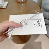 Anti Blue Light Rimless Glasses