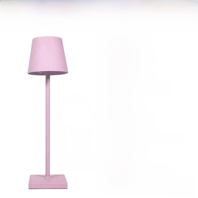Cordless LED Desk Lamp with Touch Dimming — Rechargeable Nordic Table Light for Home Office, Bedside & Dining