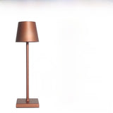 Cordless LED Desk Lamp with Touch Dimming — Rechargeable Nordic Table Light for Home Office, Bedside & Dining