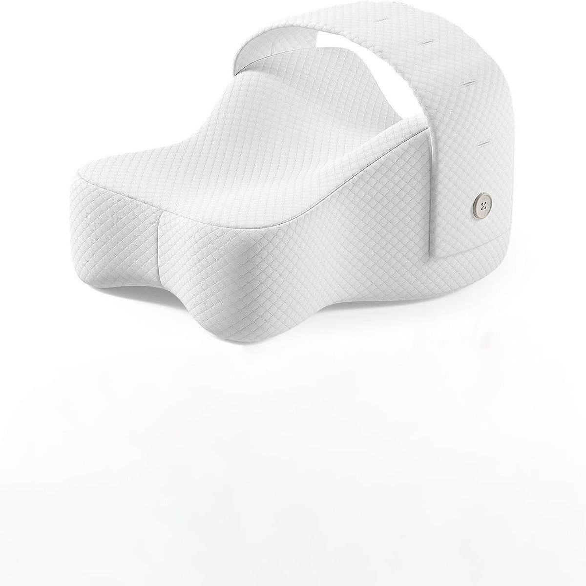 Memory Foam Knee Pillow with Adjustable Strap — Ergonomic Leg Pillow for Side Sleepers, Hip & Lower Back Pain Relief