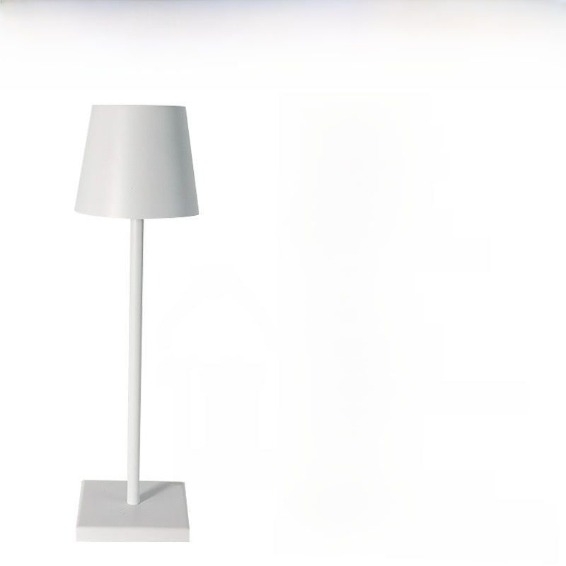 Cordless LED Desk Lamp with Touch Dimming — Rechargeable Nordic Table Light for Home Office, Bedside & Dining