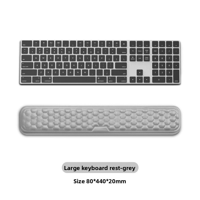 Memory Foam Keyboard & Mouse Wrist Rest — Ergonomic Support Pad for Typing, Gaming & All-Day Desk Comfort