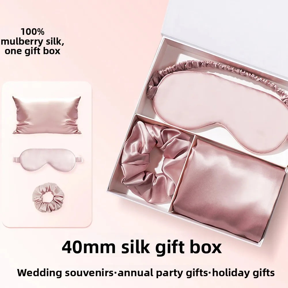 Mulberry silk sleep set gift box