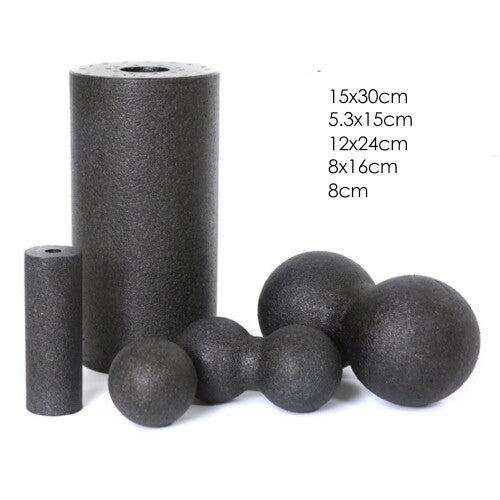 EPP Foam Roller & Massage Ball Set — Deep Tissue Recovery for Legs, Back & Full-Body Muscle Relief