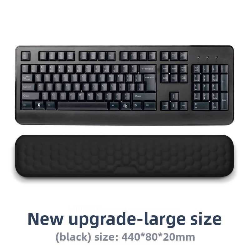 Memory Foam Keyboard & Mouse Wrist Rest — Ergonomic Support Pad for Typing, Gaming & All-Day Desk Comfort