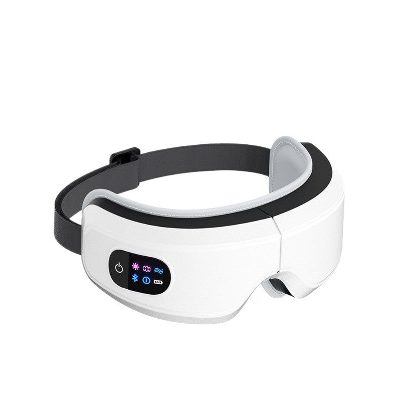 Bluetooth Heated Eye Massager — Warm Compress & Vibration Eye Mask for Screen Fatigue, Dry Eyes & Better Sleep