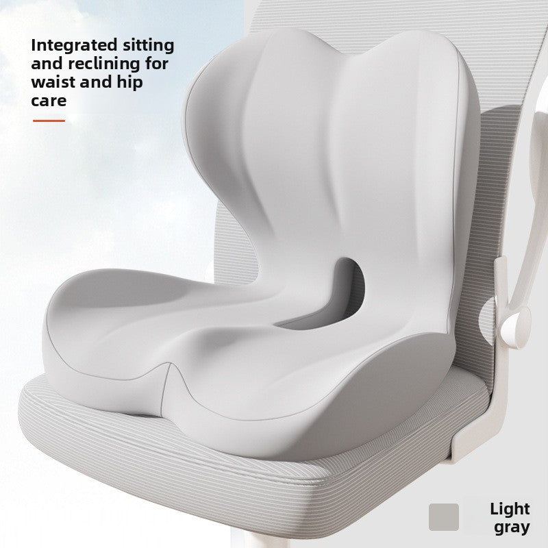Memory Foam Posture Correction Seat Cushion — Ergonomic Lumbar Support for Office, Car & Gaming Chairs