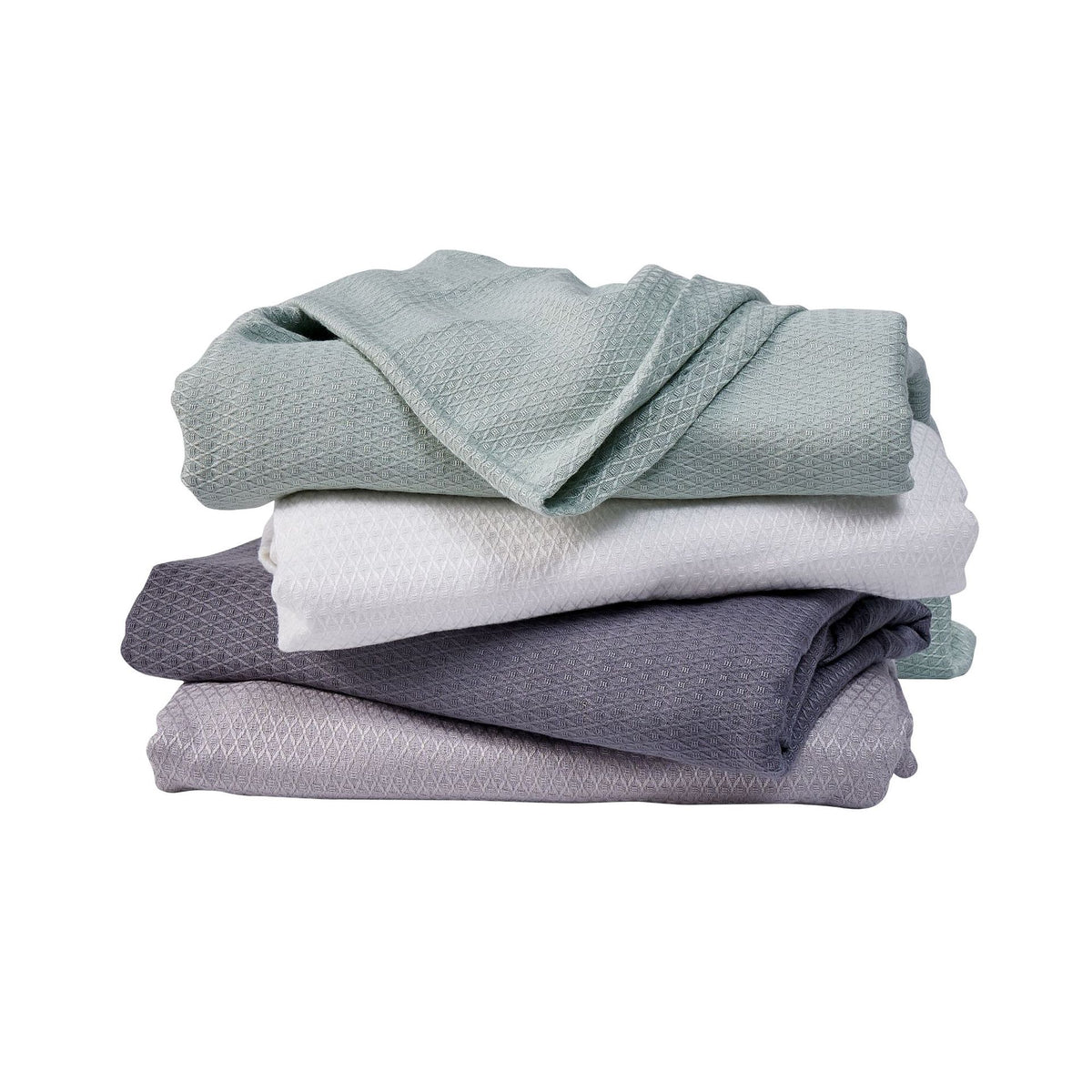 Bamboo Fiber Cooling Waffle Blanket — Lightweight Breathable Summer Throw for Hot Sleepers & Night Sweats