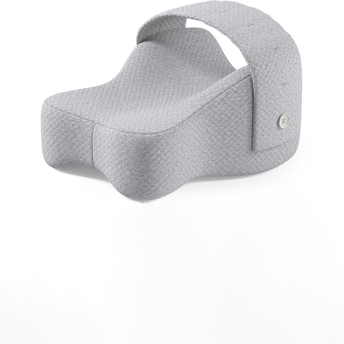 Memory Foam Knee Pillow with Adjustable Strap — Ergonomic Leg Pillow for Side Sleepers, Hip & Lower Back Pain Relief