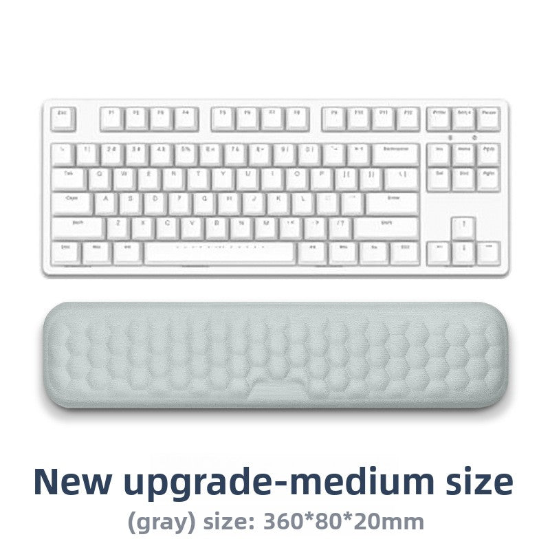 Memory Foam Keyboard & Mouse Wrist Rest — Ergonomic Support Pad for Typing, Gaming & All-Day Desk Comfort