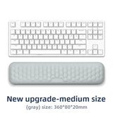 Memory Foam Keyboard & Mouse Wrist Rest — Ergonomic Support Pad for Typing, Gaming & All-Day Desk Comfort