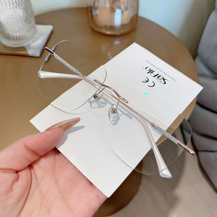 Anti Blue Light Rimless Glasses