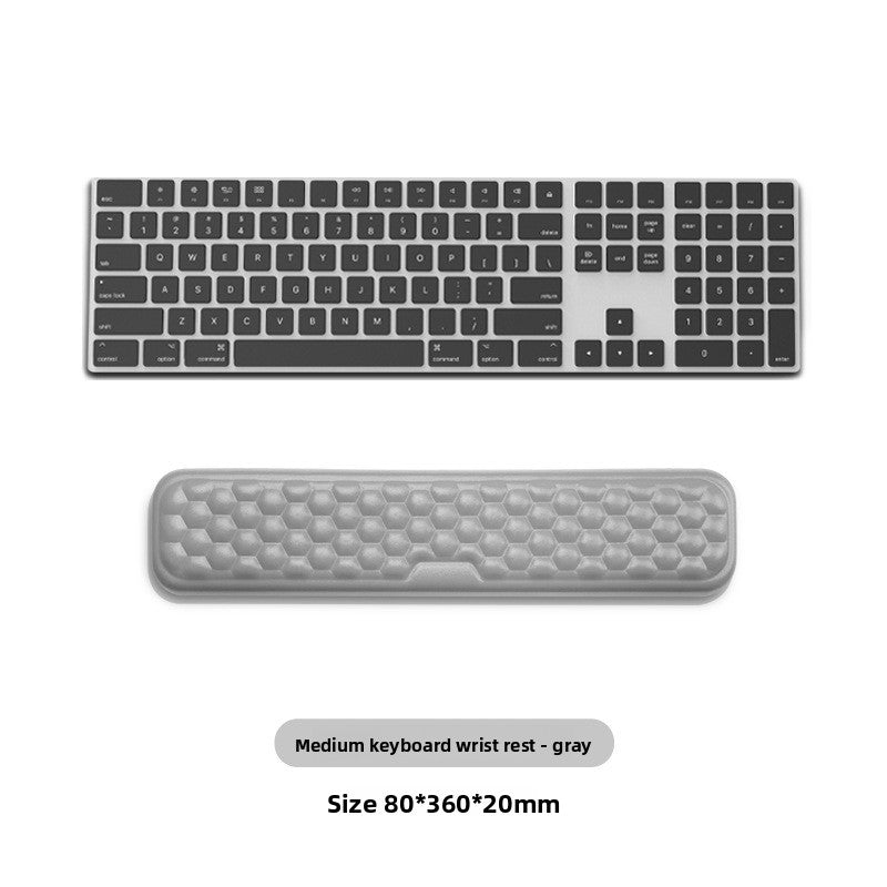 Memory Foam Keyboard & Mouse Wrist Rest — Ergonomic Support Pad for Typing, Gaming & All-Day Desk Comfort