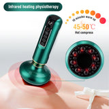 Electric Cupping Therapy Device with Heat — Cordless Vacuum & Gua Sha Massager for Back, Shoulders & Legs