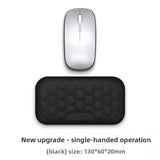 Memory Foam Keyboard & Mouse Wrist Rest — Ergonomic Support Pad for Typing, Gaming & All-Day Desk Comfort
