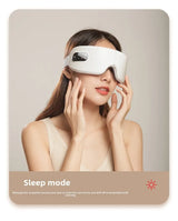 Bluetooth Heated Eye Massager — Warm Compress & Vibration Eye Mask for Screen Fatigue, Dry Eyes & Better Sleep