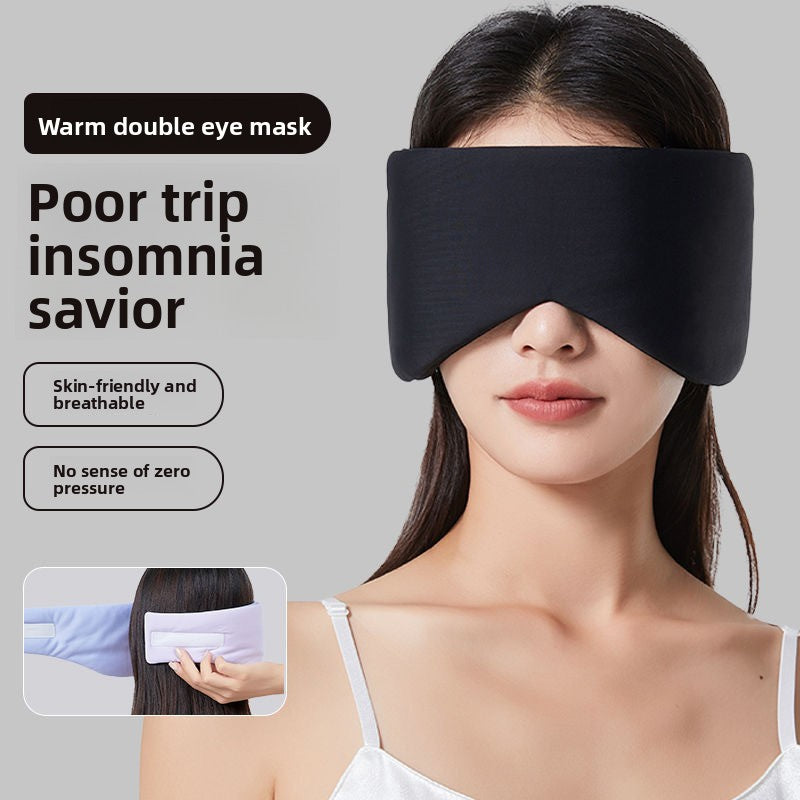 Eye mask and ear mask combined in one - sleeping set for both men and women
