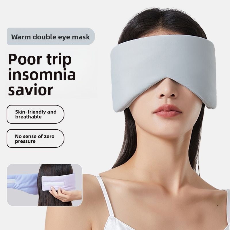 Eye mask and ear mask combined in one - sleeping set for both men and women