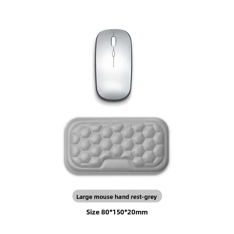 Memory Foam Keyboard & Mouse Wrist Rest — Ergonomic Support Pad for Typing, Gaming & All-Day Desk Comfort