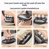 Professional 16-Head Muscle Massage Gun with LCD Display