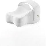 Memory Foam Knee Pillow with Adjustable Strap — Ergonomic Leg Pillow for Side Sleepers, Hip & Lower Back Pain Relief