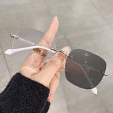 Anti Blue Light Rimless Glasses