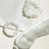 Silk eye mask detail