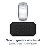 Memory Foam Keyboard & Mouse Wrist Rest — Ergonomic Support Pad for Typing, Gaming & All-Day Desk Comfort