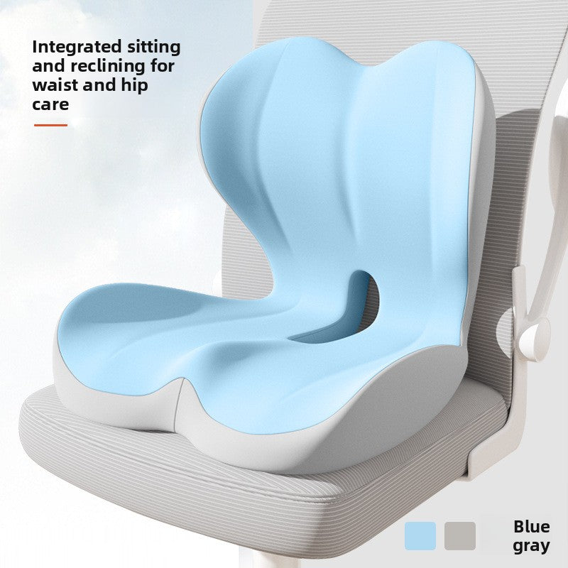 Memory Foam Posture Correction Seat Cushion — Ergonomic Lumbar Support for Office, Car & Gaming Chairs