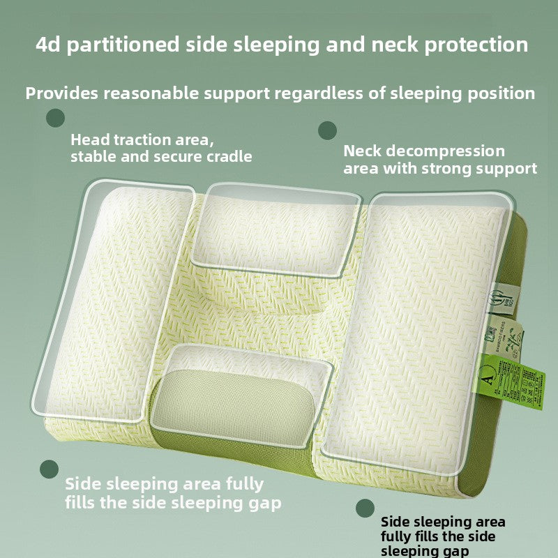 Bamboo Charcoal Cervical Support Pillow
