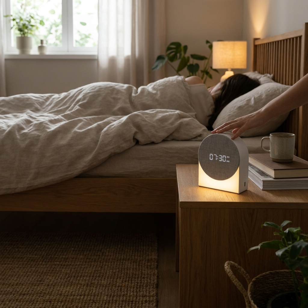 Multifunctional Sleep Sound Machine — White Noise, Night Light & Bluetooth Speaker for Bedroom, Nursery & Travel