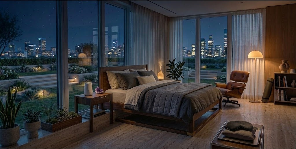 Calm bedroom